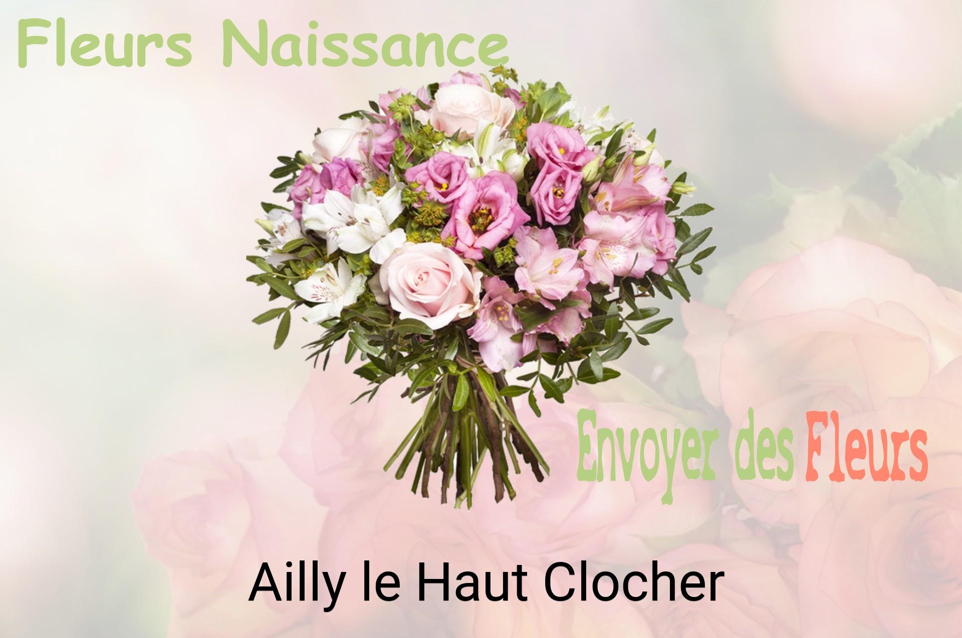 Bouquet de fleurs de naissance livré à Ailly-le-Haut-Clocher