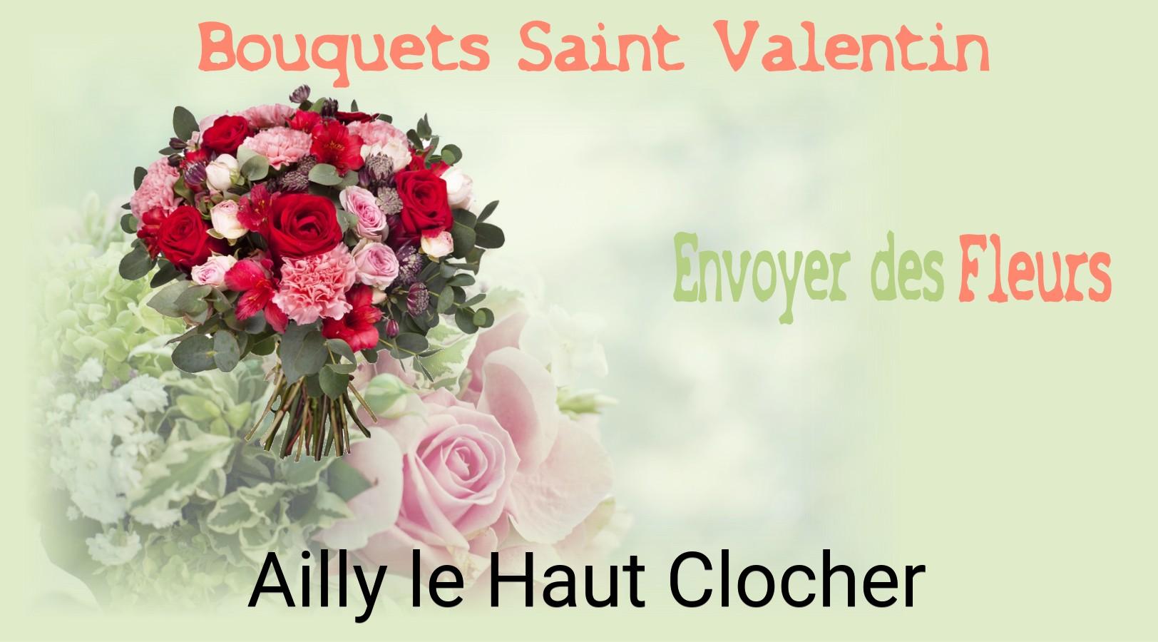 Roses de Saint-Valentin livrées à Ailly-le-Haut-Clocher